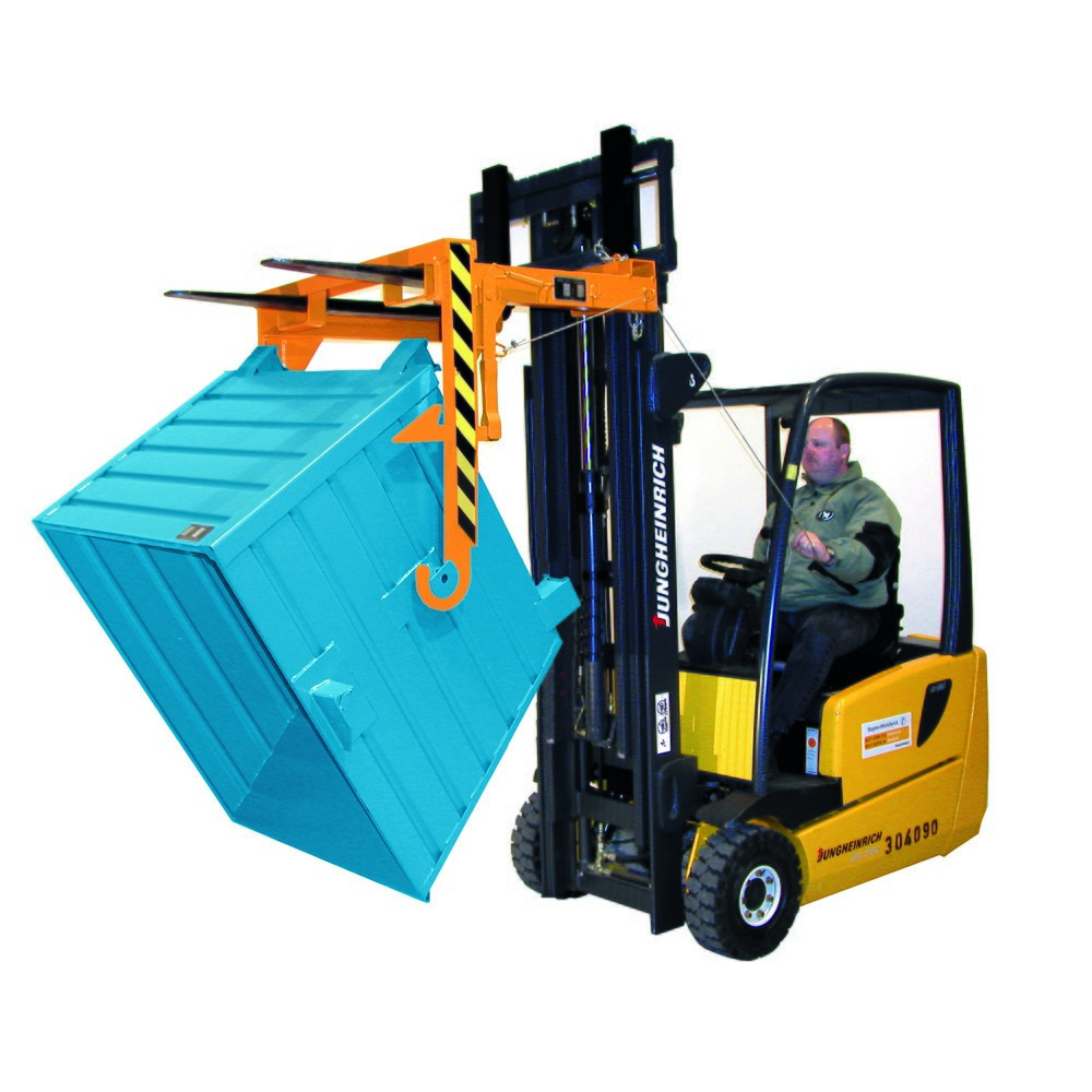 Produktabbildung Nr. 2: Traverse für Bauer® Stapelbarer Kippbehälter, Volumen 0,7 m³, RAL 5012 lichtblau