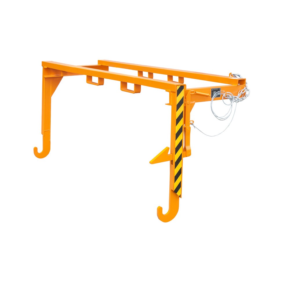 Produktabbildung: Traverse für Bauer® Stapelbarer Kippbehälter, Volumen 2 m³, RAL 2000 gelborange