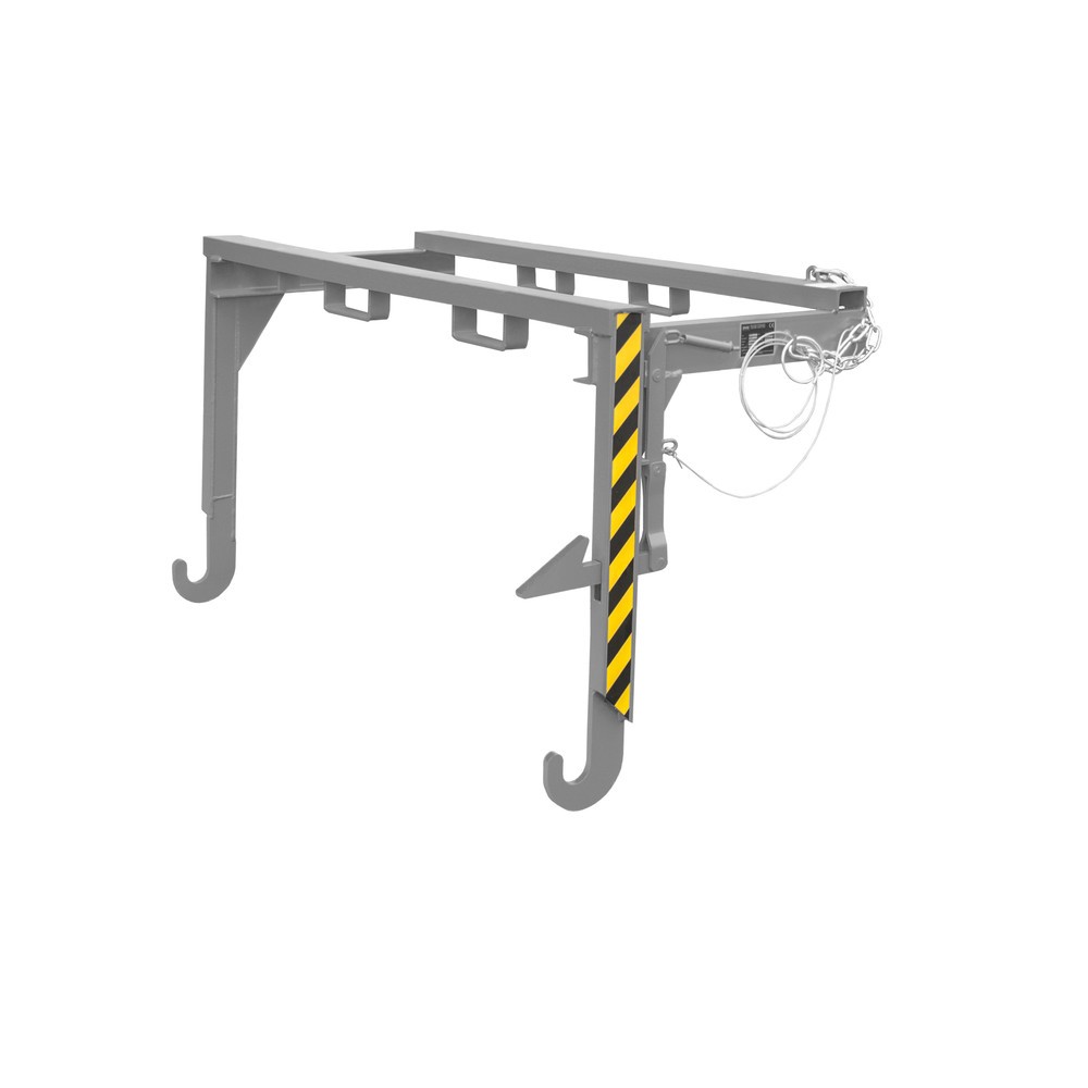 Produktabbildung: Traverse für Bauer® Stapelbarer Kippbehälter, Volumen 1,5 m³, RAL 7005 mausgrau