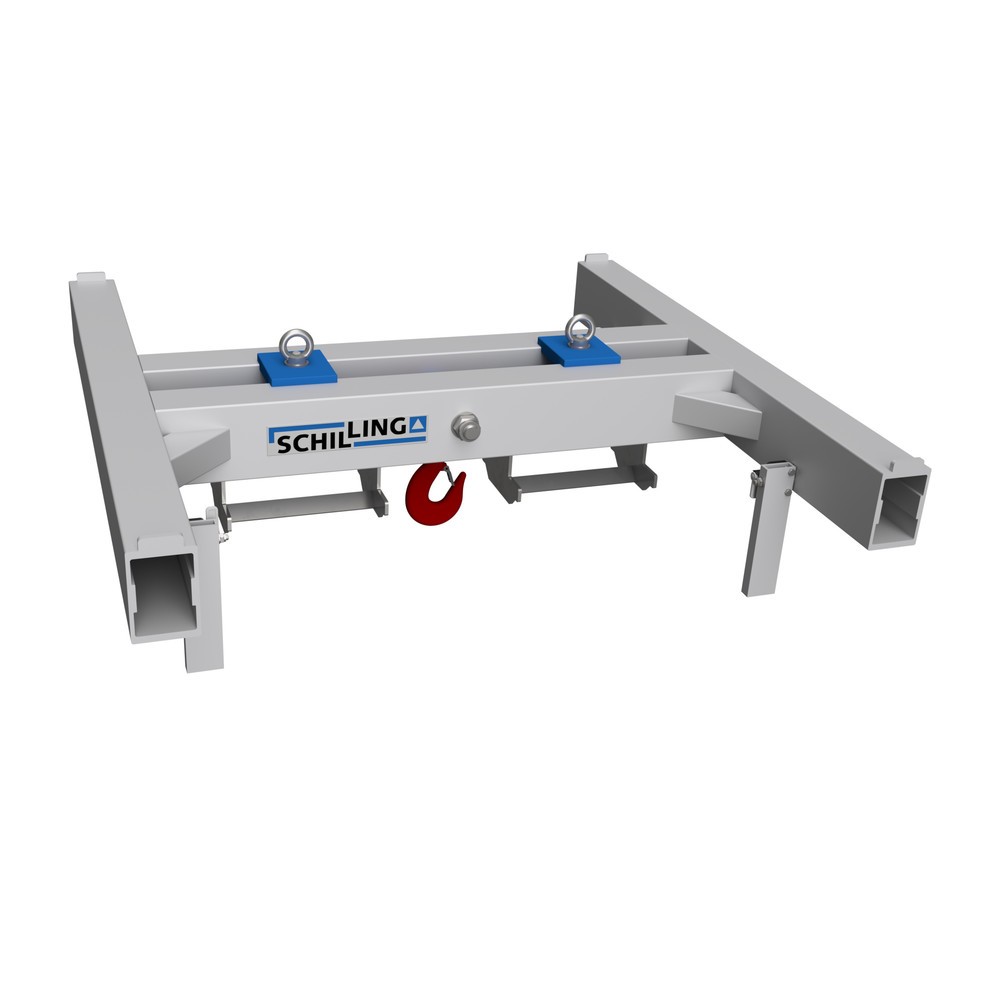 Illustration du produit: Traverse porte-charge SCHILLING en alu pour Big Bags, profilé de fourche max. 240 x 114 mm, capacité de charge 1 000 kg