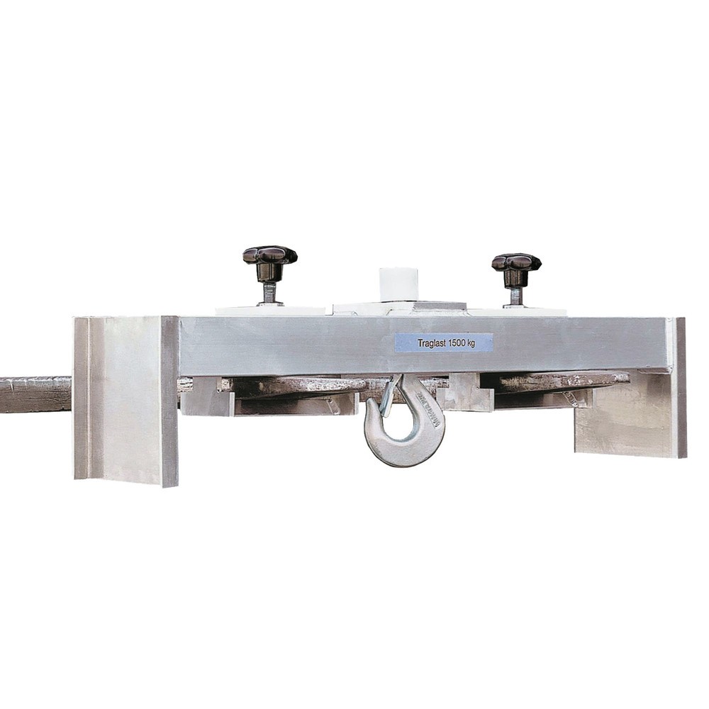 Illustration du produit: Traverse pour chariot élévateur en aluminium, capacité de charge 1 500 kg