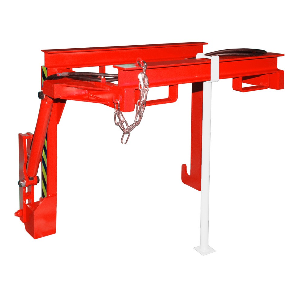 Produktabbildung: Traverse Typ BST-H für Bauer® stapelbare Kippbehälter, TK 2.000 kg, Volumen 0,9 m³, RAL 3000 feuerrot