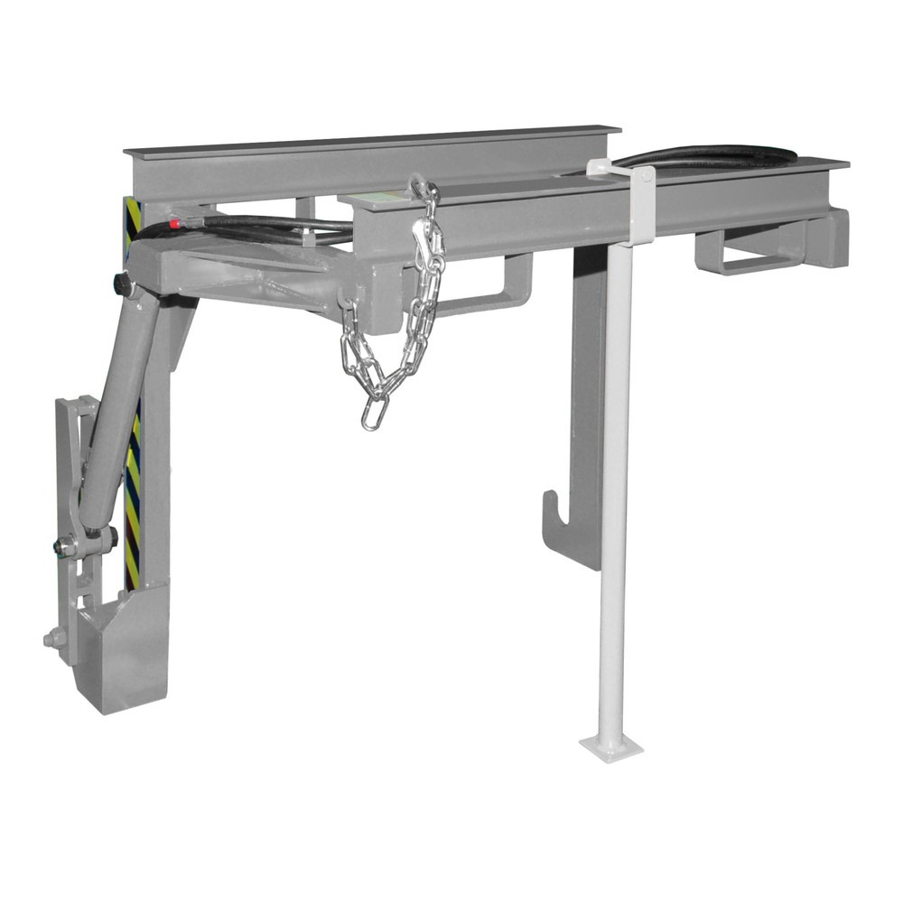 Produktabbildung: Traverse Typ BST-H für Bauer® stapelbare Kippbehälter, TK 2.000 kg, Volumen 0,9 m³, RAL 7005 mausgrau