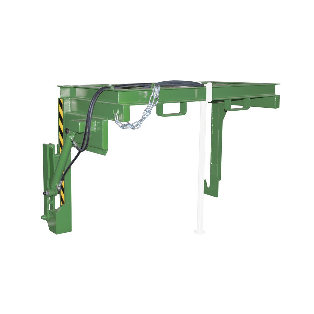 Produktabbildung: Traverse Typ BST-H für Bauer® stapelbare Kippbehälter, TK 2.000 kg, Volumen 1,5 m³, RAL 6011 resedagrün