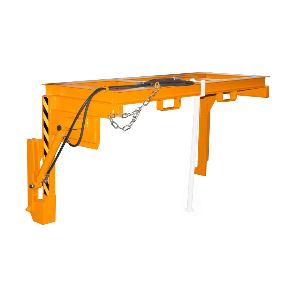 Produktabbildung: Traverse Typ BST-H für Bauer® stapelbare Kippbehälter, TK 2.000 kg, Volumen 2 m³, RAL 2000 gelborange
