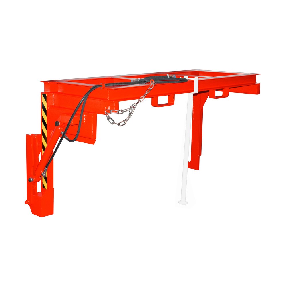 Produktabbildung: Traverse Typ BST-H für Bauer® stapelbare Kippbehälter, TK 2.000 kg, Volumen 2 m³, RAL 3000 feuerrot