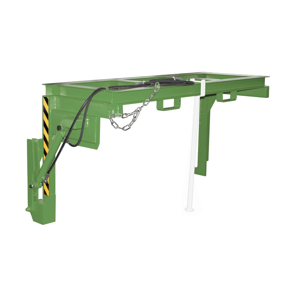 Produktabbildung: Traverse Typ BST-H für Bauer® stapelbare Kippbehälter, TK 2.000 kg, Volumen 2 m³, RAL 6011 resedagrün