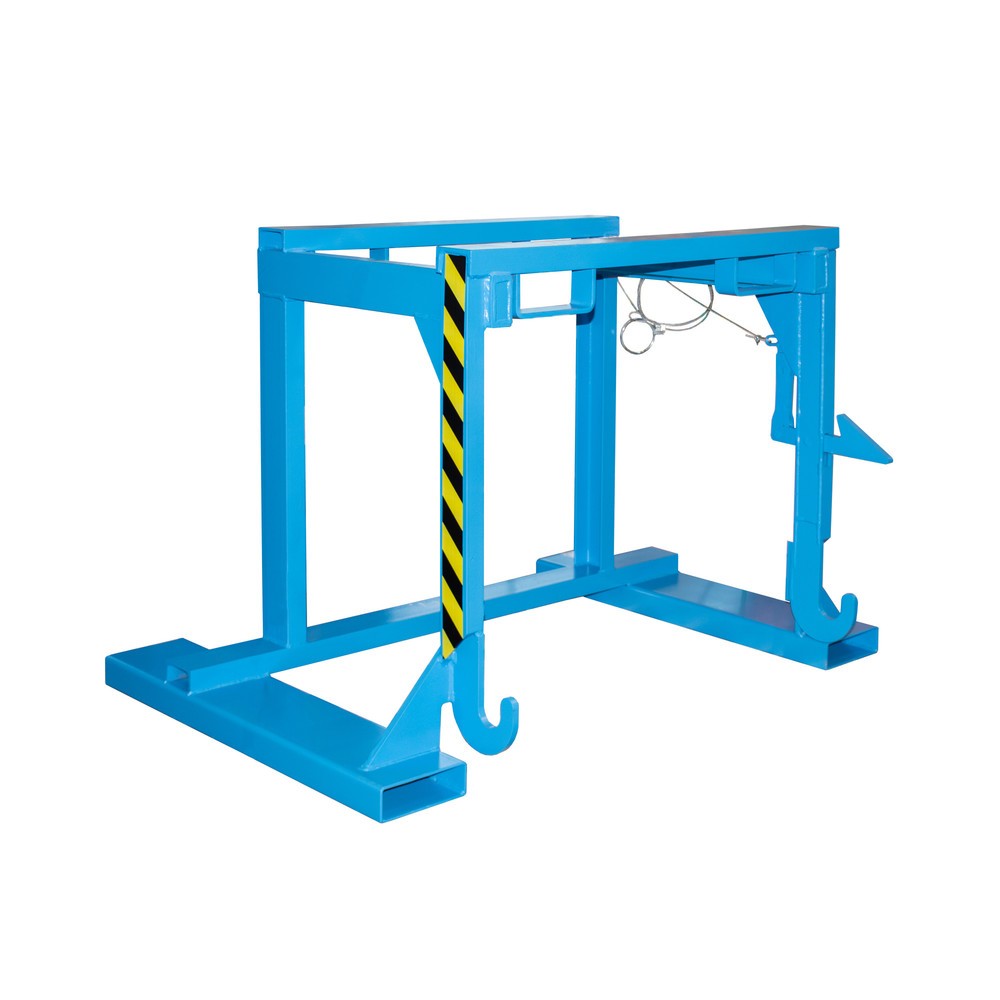 Produktabbildung: Traverse Typ BST-U für Bauer® stapelbare Kippbehälter, TK 2.000 kg, Volumen 0,9 m³, RAL 5012 lichtblau
