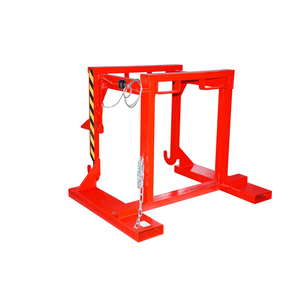 Produktabbildung: Traverse Typ BST-U für Bauer® stapelbare Kippbehälter, TK 1.500 kg, Volumen 0,7 m³, RAL 3000 feuerrot