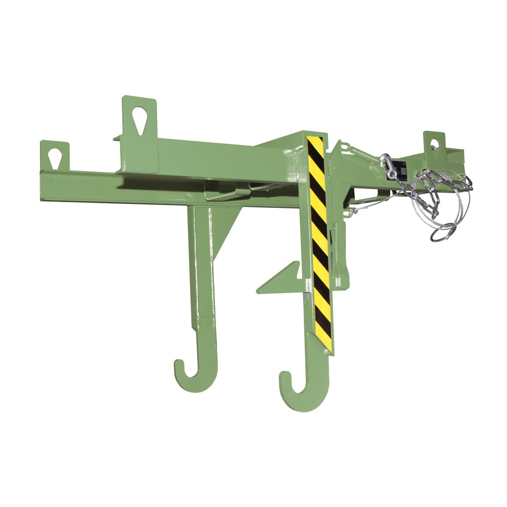 Illustration du produit: Traverse type BKT pour benne basculante empilable, capacité de charge 500 kg, volume 0,3 m³, RAL 6011 vert réséda