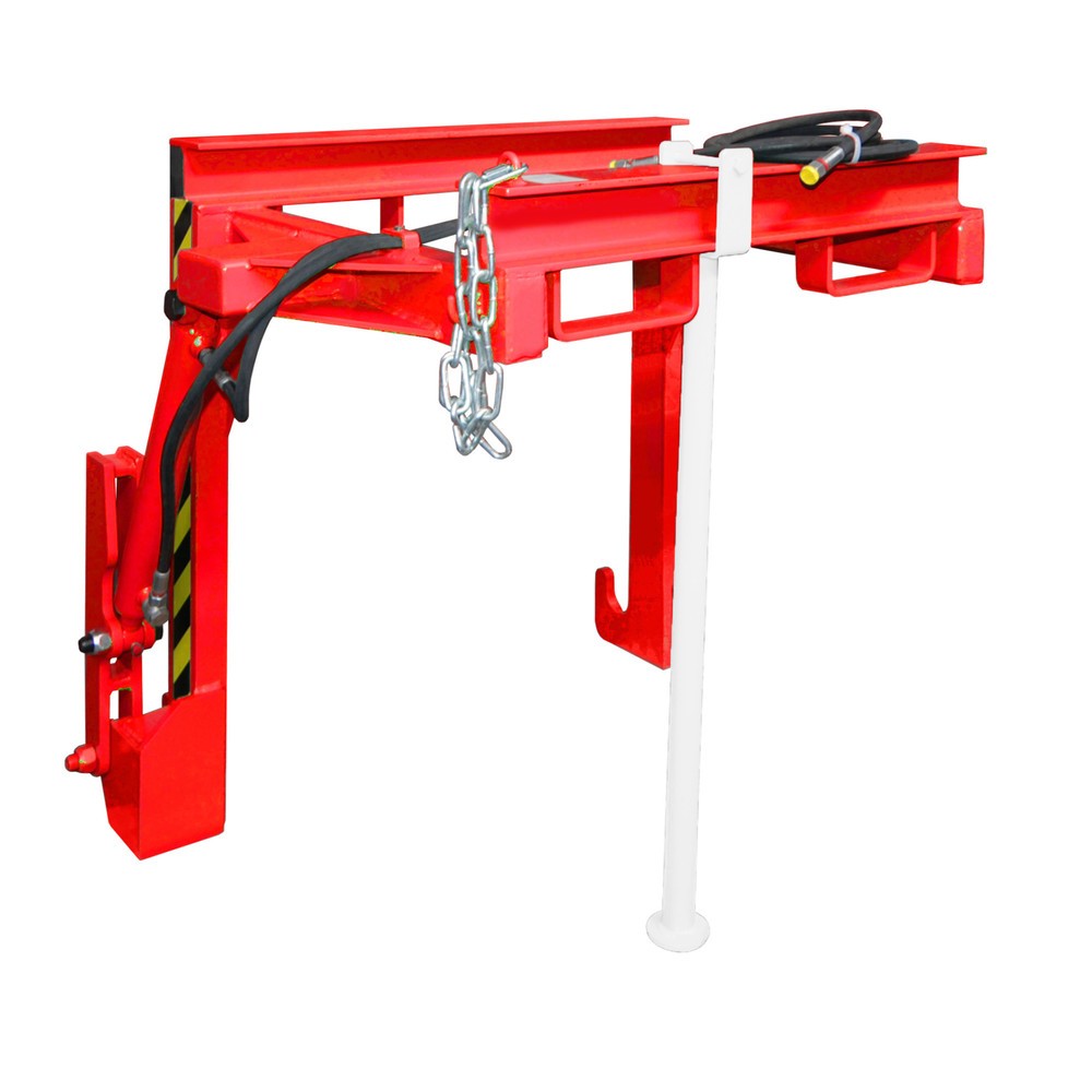 Illustration du produit: Traverse type BST-H pour benne basculante empilable, capacité de charge 1 500 kg, volume 0,7 m³, RAL 3000 rouge feu