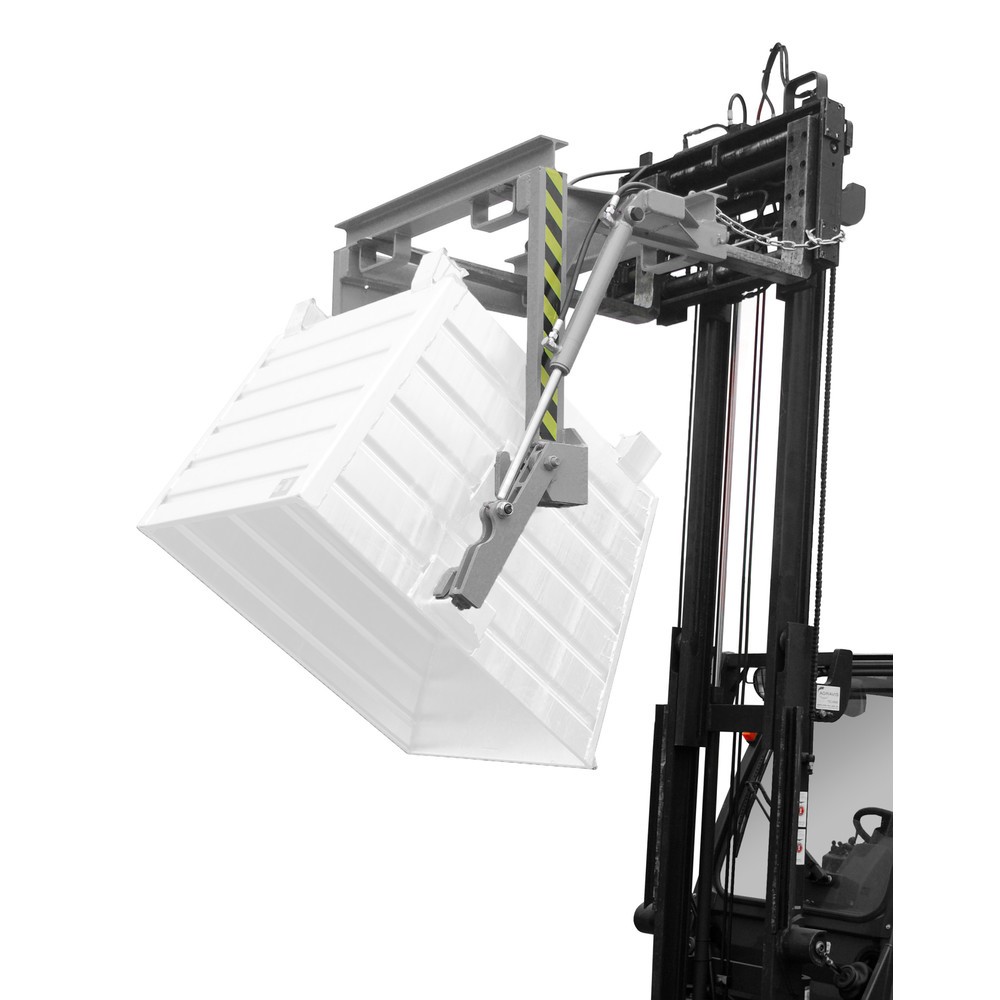 Produktabbildung Nr. 3: Traverse type BST-H pour benne basculante empilable, capacité de charge 2 000 kg, volume 0,9 m³, RAL 7005 gris souris