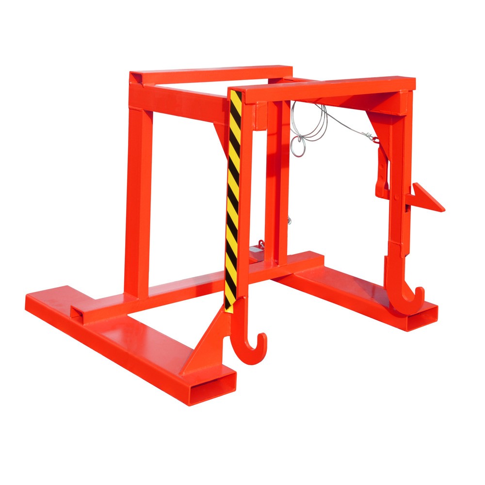 Illustration du produit: Traverse type BST-U pour benne basculante empilable, capacité de charge 1 000 kg, volume 0,55 m³, RAL 3000 rouge feu