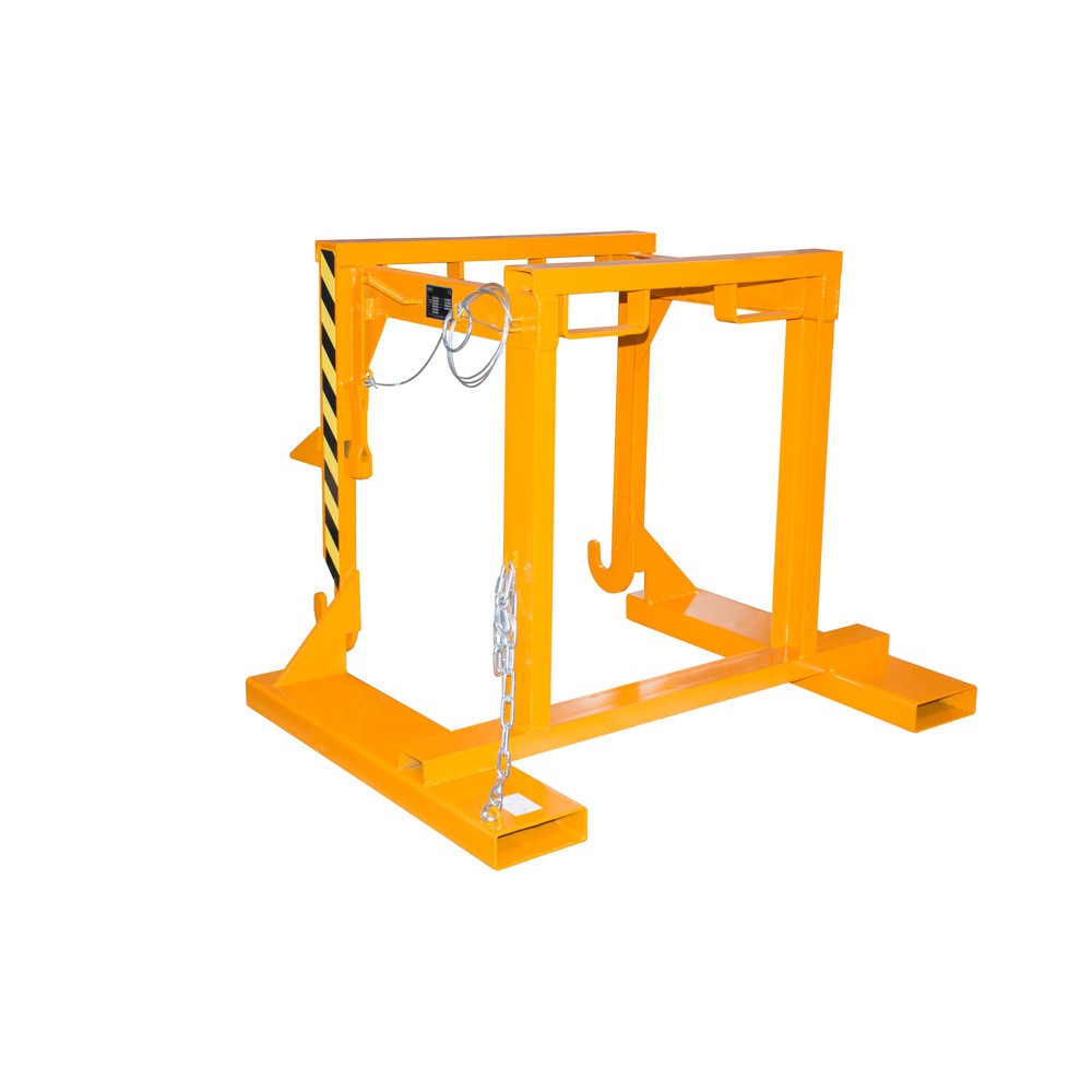 Illustration du produit: Traverse type BST-U pour benne basculante empilable, capacité de charge 1 500 kg, volume 0,7 m³, RAL 2000 jaune orange