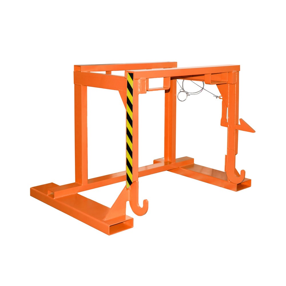 Illustration du produit: Traverse type BST-U pour benne basculante empilable, capacité de charge 2 000 kg, volume 0,9 m³, RAL 2000 jaune orange