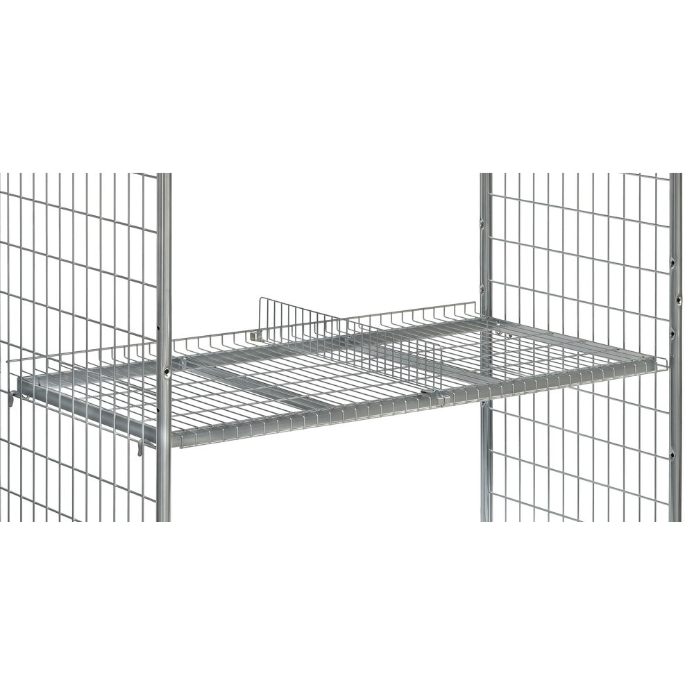 Produktabbildung: Trenngitter für Drahtgitterboden für fetra® Kommissionierwagen, Breite 510 mm