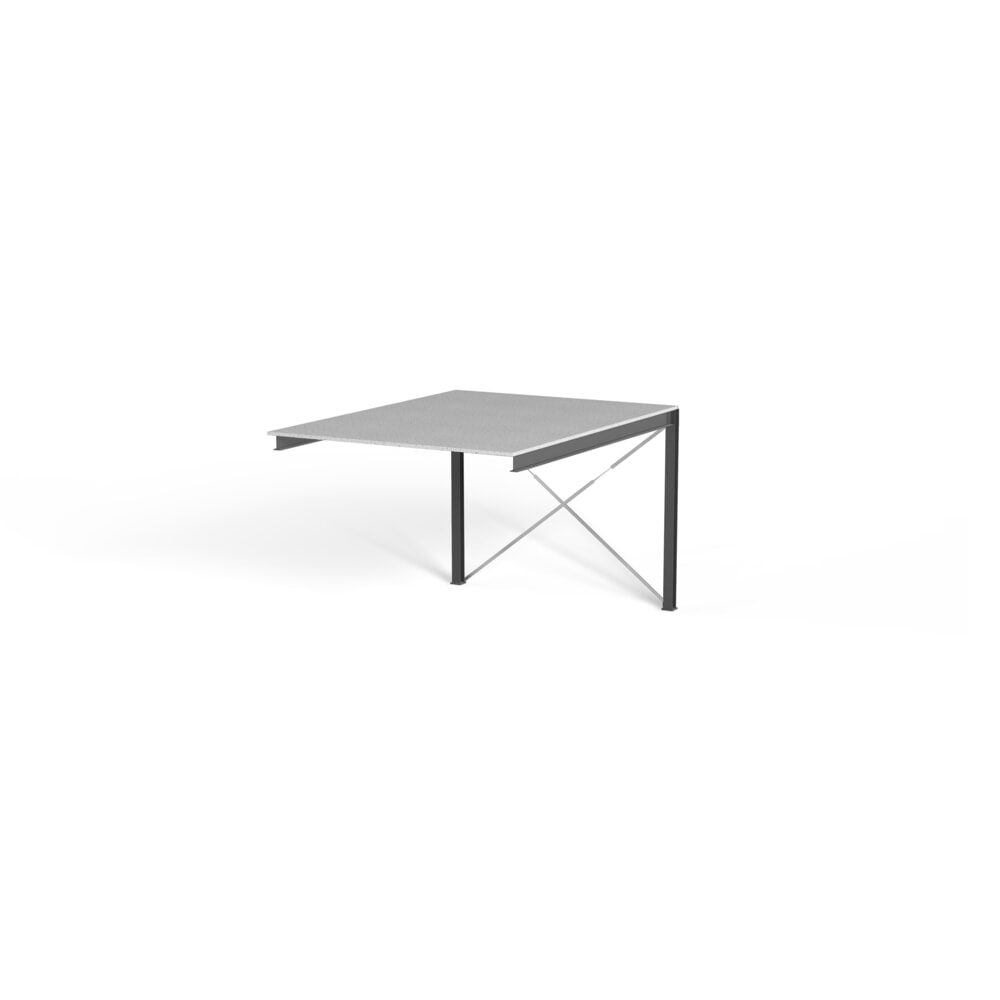 Treppenpodest für Lagerbühnen-Modulsystem, Austritt links, enzianblau Produktabbildung Nr. 7: Treppenpodest für Lagerbühnen-Modulsystem, Austritt links, enzianblau