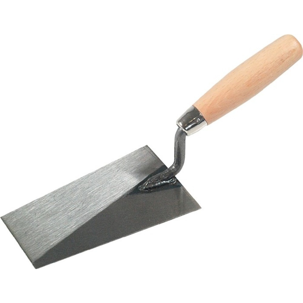 Illustration du produit: Truelle à crépi bernoise longueur 140 mm largeur 80 mm inoxydable, trempé, manch