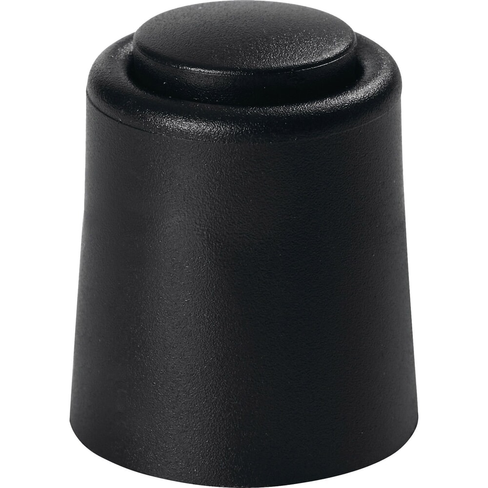 Illustration du produit: Türpuffer, schwarz, Ø 29 mm Höhe 35 mm, Dübelmontage