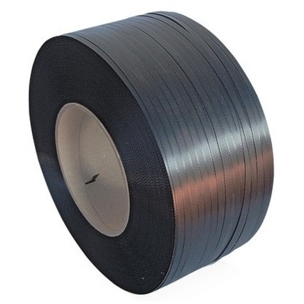 Produktabbildung: Umreifungsband aus PP für Paletten-Umreifungsmaschine TP-502 MV u. Umreifungsgerät Modell 9000, 12mm x 2.500 lfm., Kern-Ø 200m, Stärke 0,75 mm, 2 Stk/VE