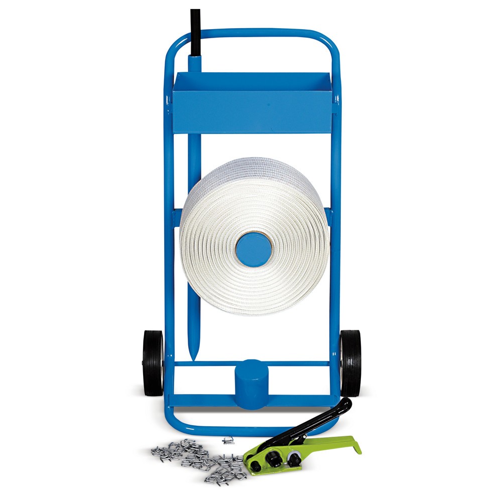 Produktabbildung: Umreifungsset Komfort für PET-Band, für Bandbreite 13mm