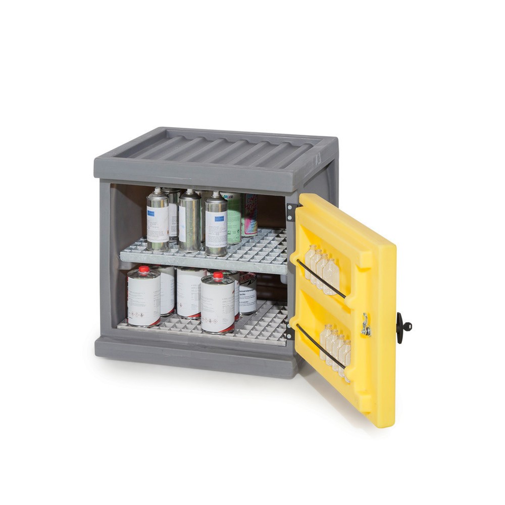 Produktabbildung: Umweltschrank PolyStore Mini, HxBxT 600 x 610 x 640 mm, 2 Gitterroste verzinkt