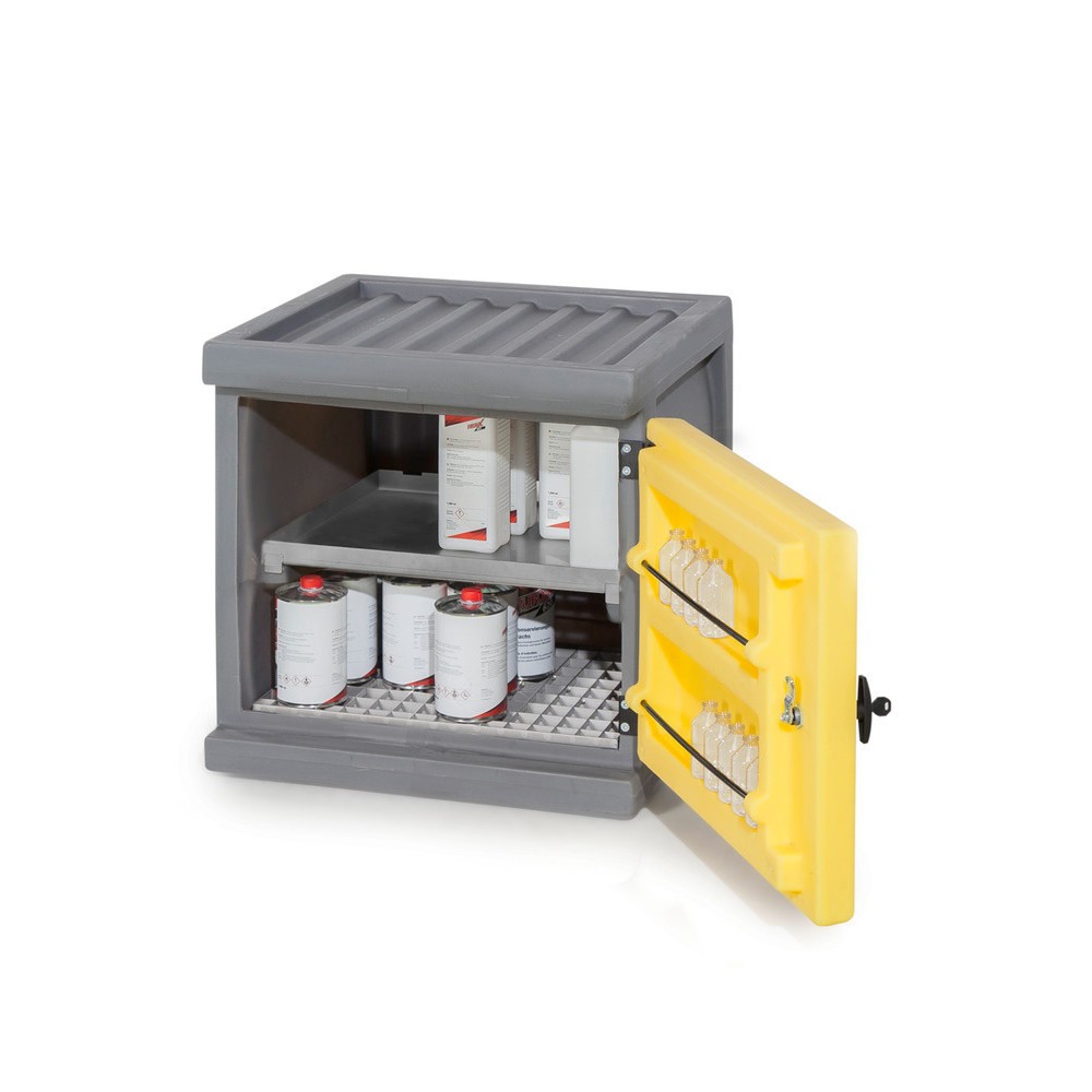 Produktabbildung Nr. 2: Umweltschrank PolyStore Mini, HxBxT 600 x 610 x 640 mm, 1 Einschubwanne, 1 Gitterrost verzinkt
