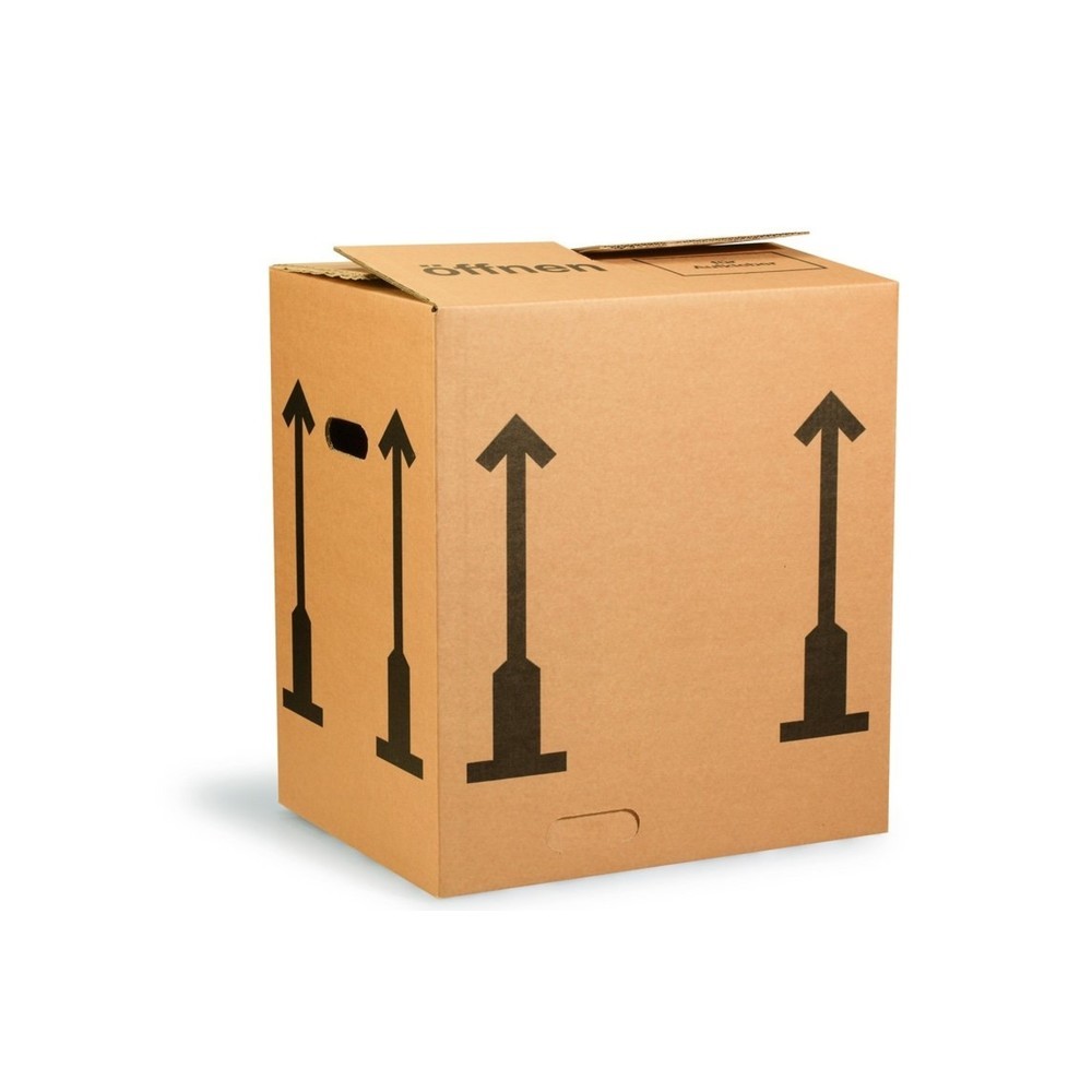 Produktabbildung: Umzugskarton, 2-wellig, HxBxT 474 x 440 x 340 mm, Qualität 2.40 BC
