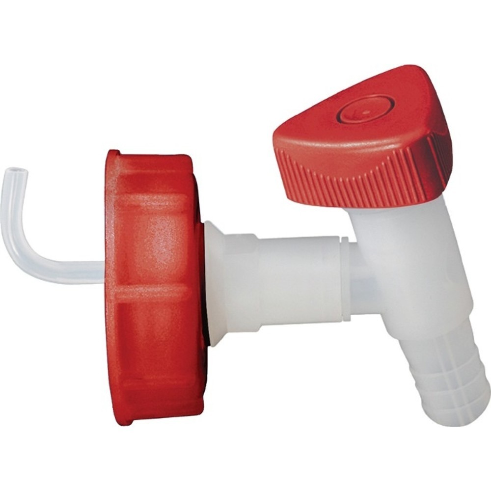 Illustration du produit: Robinet d’écoulement HD-PE 19 mm vissage DIN 60/61 HÜNERSDORFF