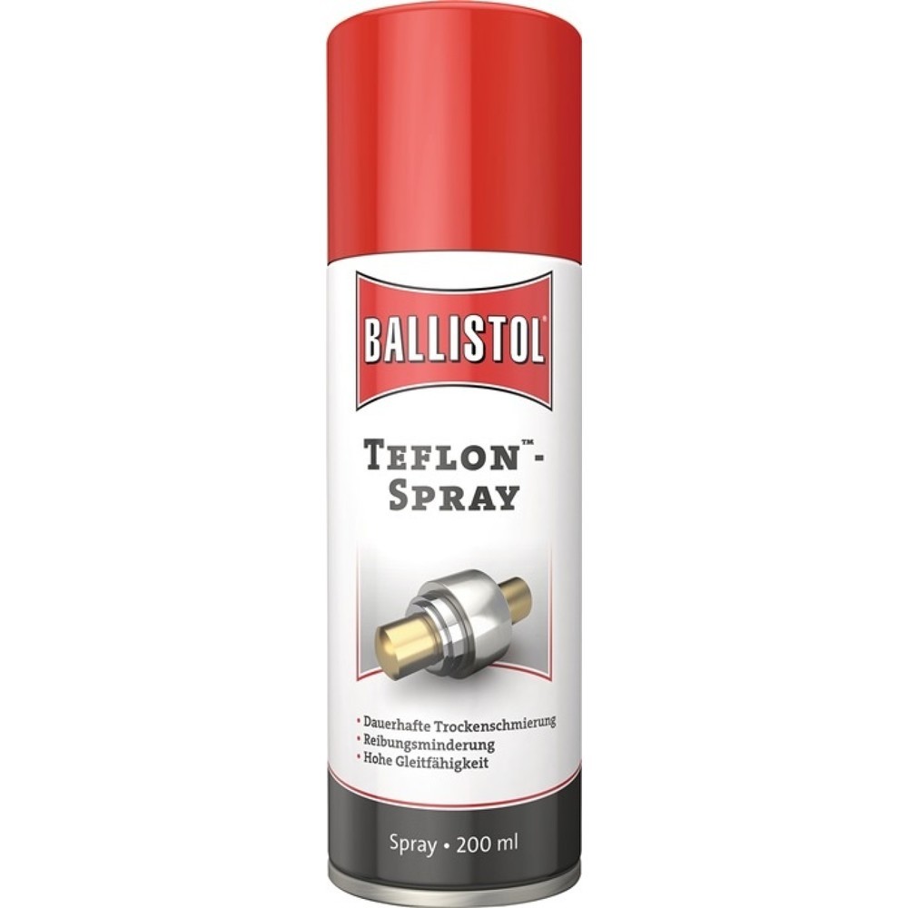 Illustration du produit: Spray Teflon™ incolore/blanchâtre après séchage 200 ml bombe aérosol BALLISTOL