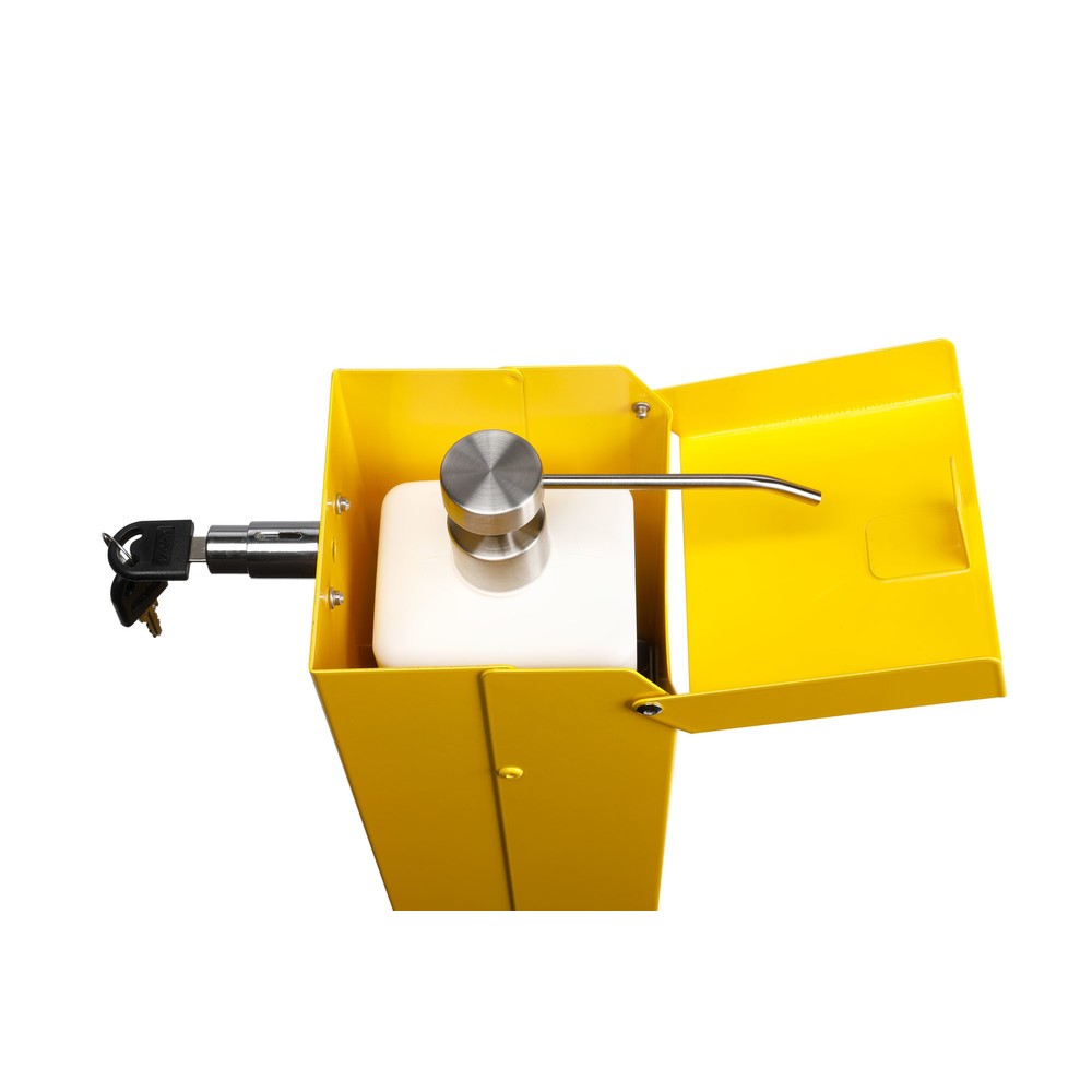Produktabbildung Nr. 2: VAR ® Handdesinfektionsspender HDS 85, Bodenmontage, mit Spender u. Fusspedal, gelb