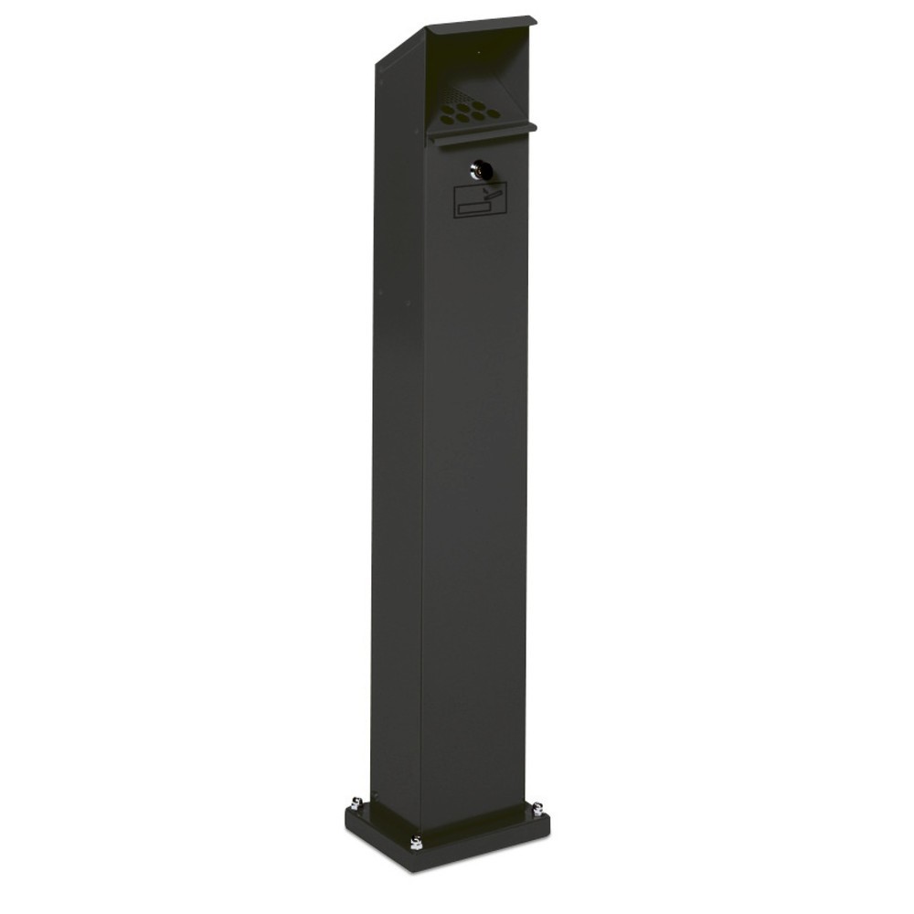 Produktabbildung: VAR® Standascher Säule, 1 Inneneinsatz, moosgrün