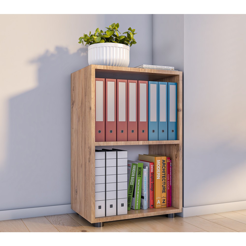 Produktabbildung Nr. 1: VCM Regal Ulas 2-fach, Honig-Eiche