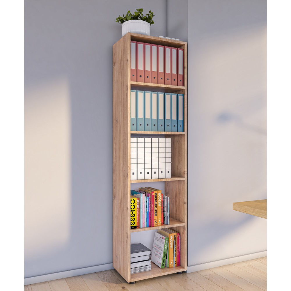 Produktabbildung Nr. 2: VCM Regal Ulas 5-fach, Honig-Eiche