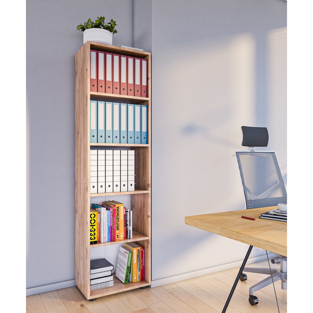 Produktabbildung Nr. 3: VCM Regal Ulas 5-fach, Honig-Eiche