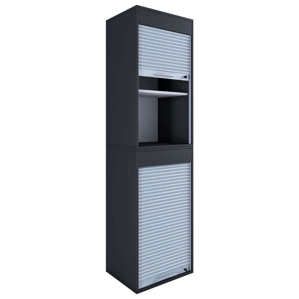 Produktabbildung Nr. 1: VCM Büroschrank Aktos XL, schwarz