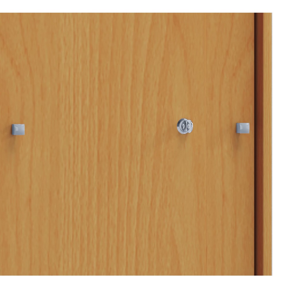 Produktabbildung Nr. 3: VCM Büroschrank Lona mit Schiebetüren, 3 Fächer, HxBxT 1.110 x 700 x 400 mm, Buche
