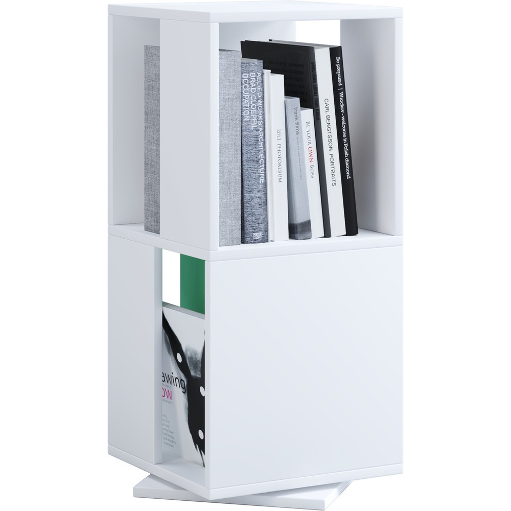 Produktabbildung Nr. 1: VCM Drehregal Stifta L, weiss