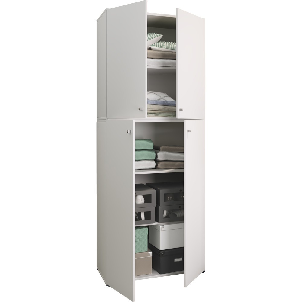 Produktabbildung Nr. 1: VCM Kleiderschrank Lona XXL Drehtüren, weiss
