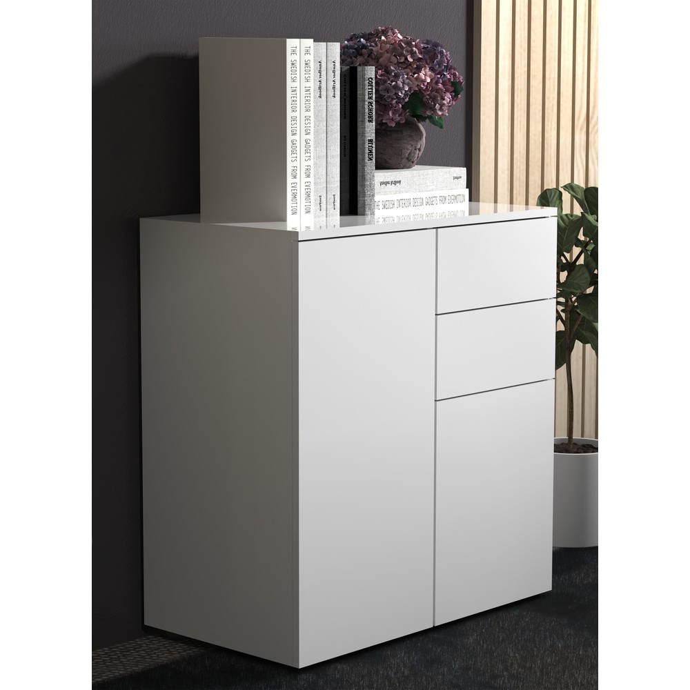 Produktabbildung Nr. 2: VCM Büroschrank Dalosa 4-Fach, weiss