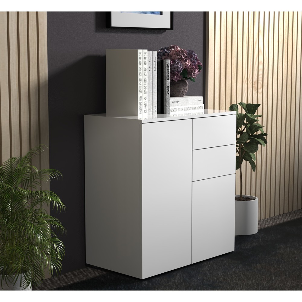 Produktabbildung Nr. 3: VCM Büroschrank Dalosa 4-Fach, weiss