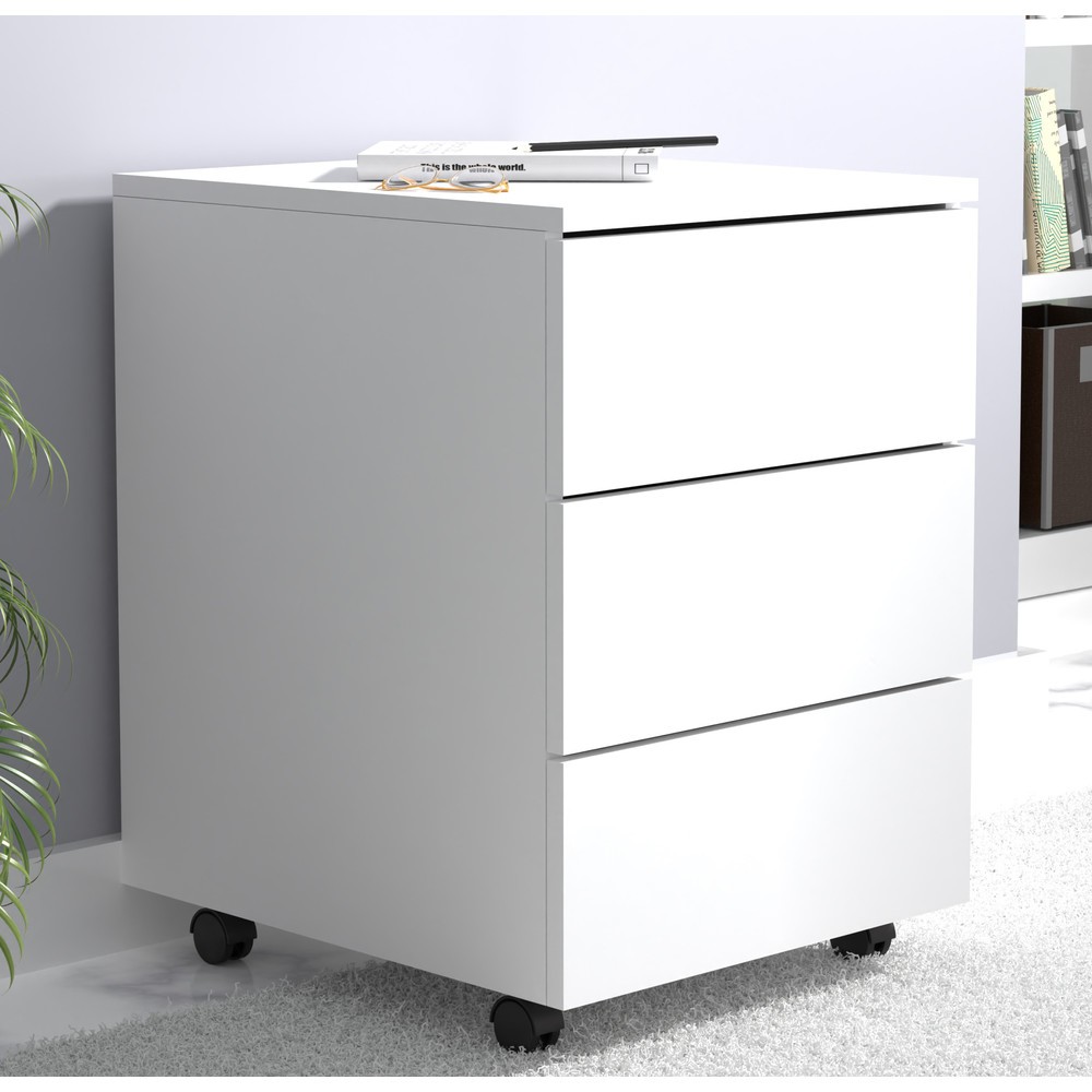 Produktabbildung Nr. 2: VCM Rollcontainer Dalosa 45 3-SB, weiss