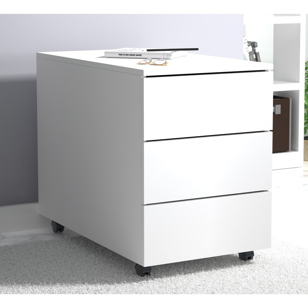 Produktabbildung Nr. 2: VCM Rollcontainer Dalosa 70 3-SB, weiss