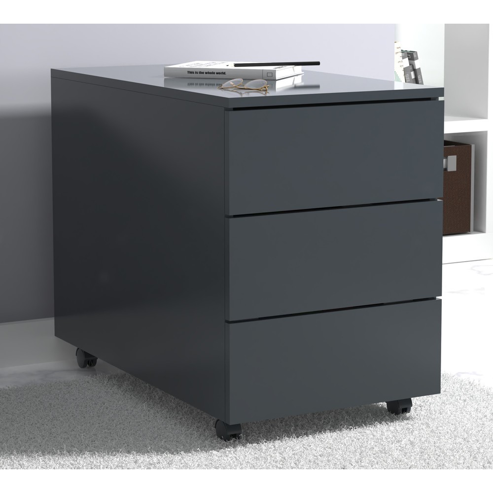 Produktabbildung Nr. 3: VCM Rollcontainer Dalosa 70 3-SB, anthrazit