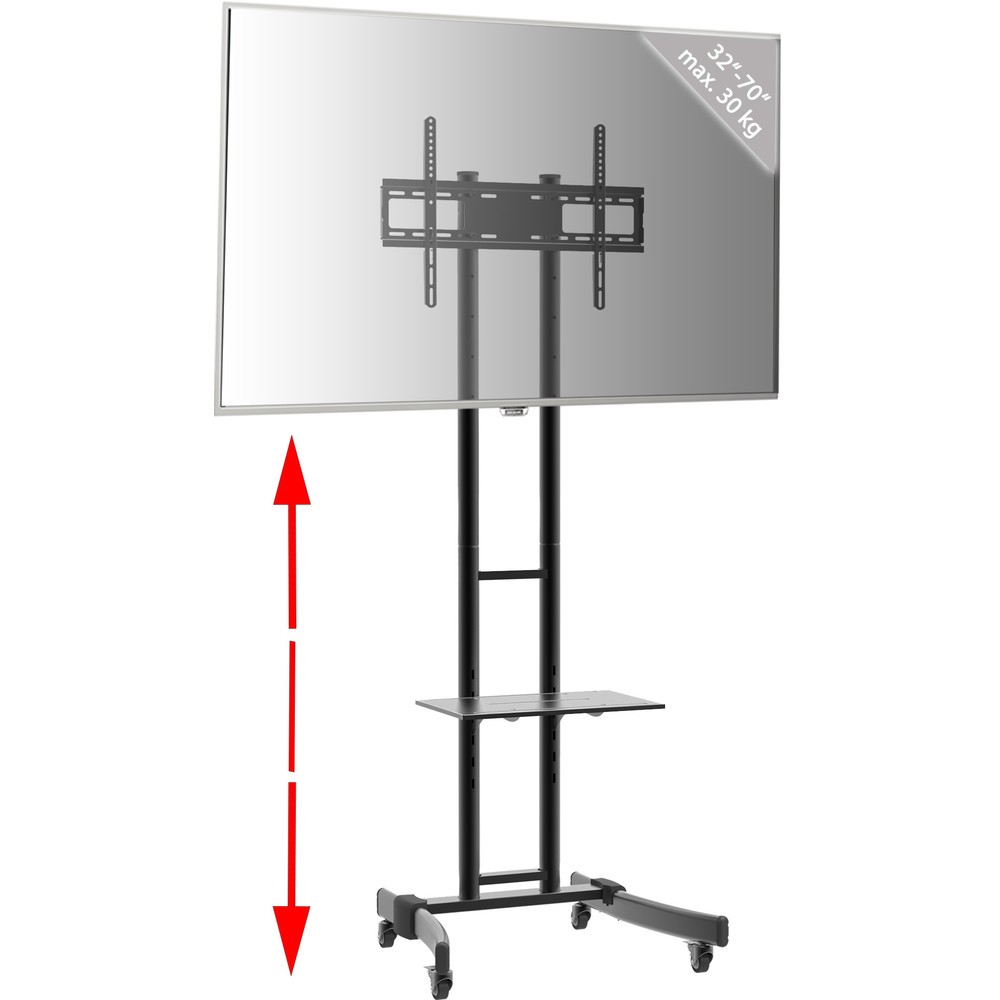 Produktabbildung Nr. 4: VCM TV-Standfuss B-MS 190 höhenverstellbar, schwarz