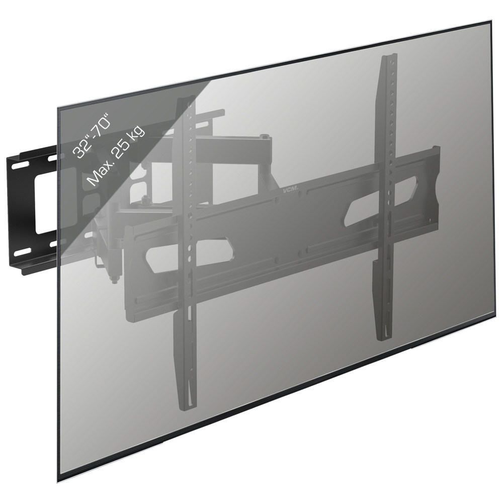 Produktabbildung Nr. 3: VCM Wandhalterung B-NS 600 schwenkbar, neigbar, schwarz