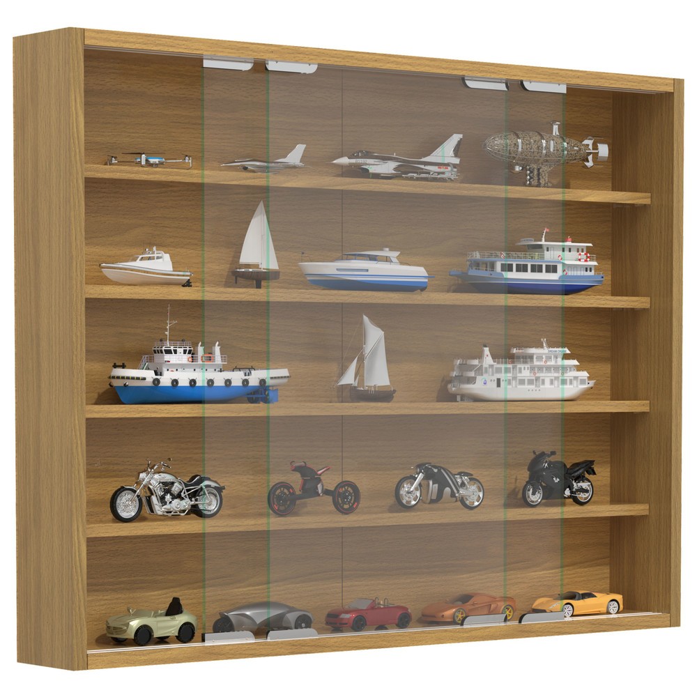 Produktabbildung Nr. 1: VCM Wandvitrine Agisa L, Buche