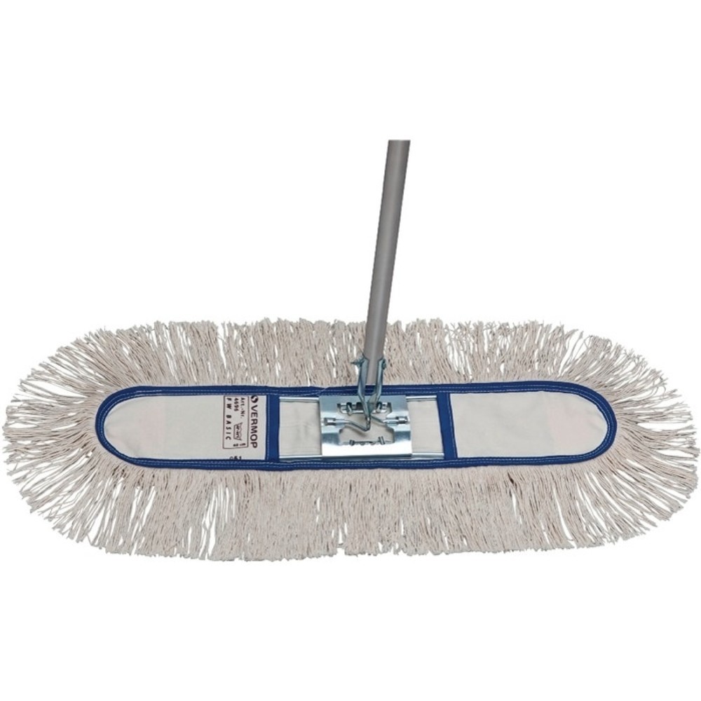 Produktabbildung: VERMOP Feuchtwischmopp Mopp,Hal.u.Alustiel Baumwollmischung B600xL1400mm