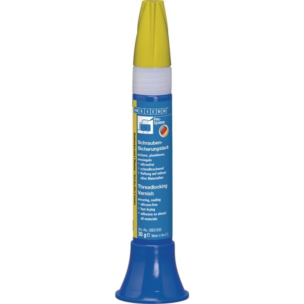 Produktabbildung Nr. 2: Vernis de sécurité pour vis WEICON jaune 30g Pen-System
