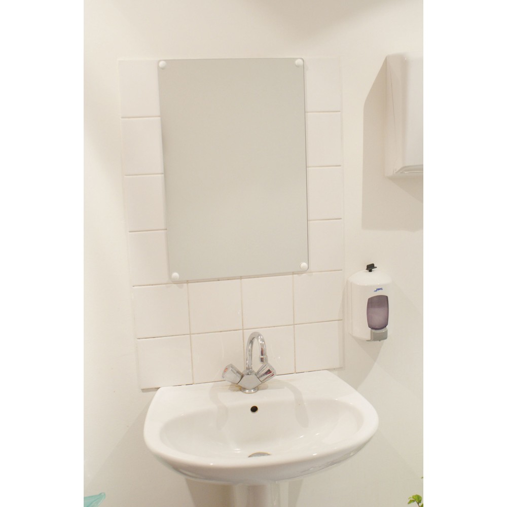 Produktabbildung Nr. 2: Vialux® Flachspiegel, Acrylglas (PMMA), HxB 600 x 400 mm, ohne Rahmen